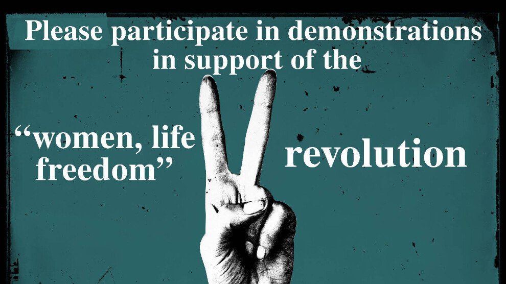 Oproep tot een mars in Keulen ter ondersteuning van de "Jin, Jiyan, Azadi"-revolutie