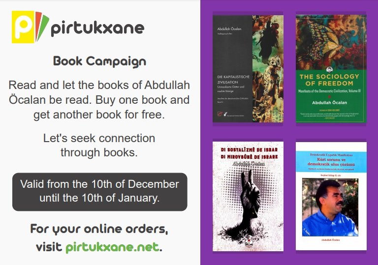 Pirtukxane: 2 boeken halen, 1 betalen