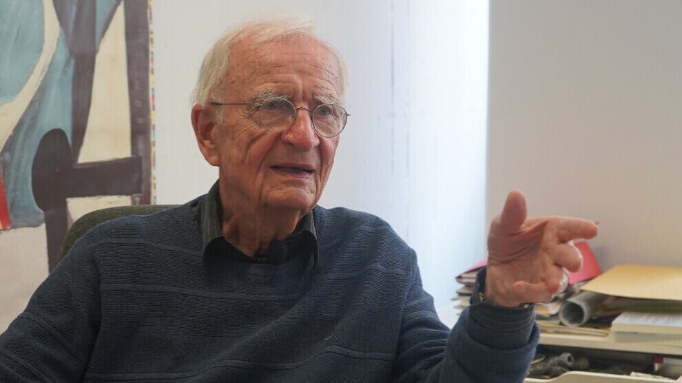 Internationaal rechtdeskundige Norman Paech bij Çira Fokus