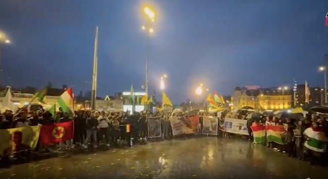 Europese protesten tegen aanvallen op Koerden in Aleppo