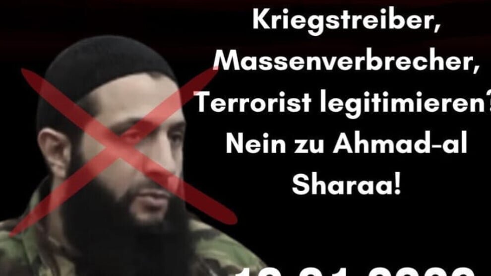 Al-Jolani annuleert bezoek aan Duitsland