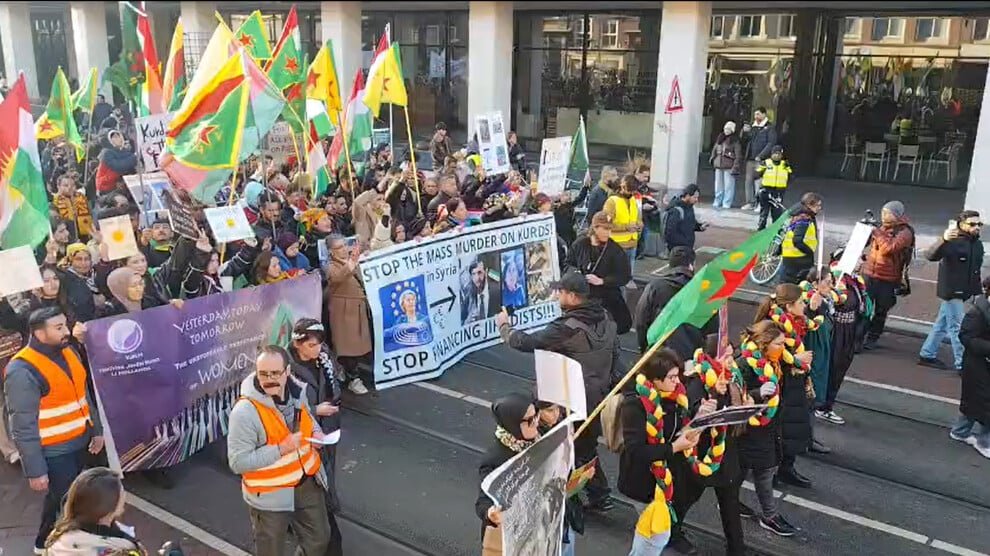 Duizenden mensen gingen in Nederland en België de straat op voor Rojava