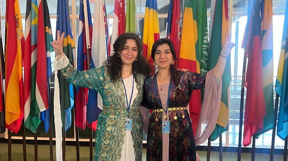 Koerdische vrouwen brengen hun standpunten naar voren bij de VN-Commissie voor de Rechten van de Vrouw