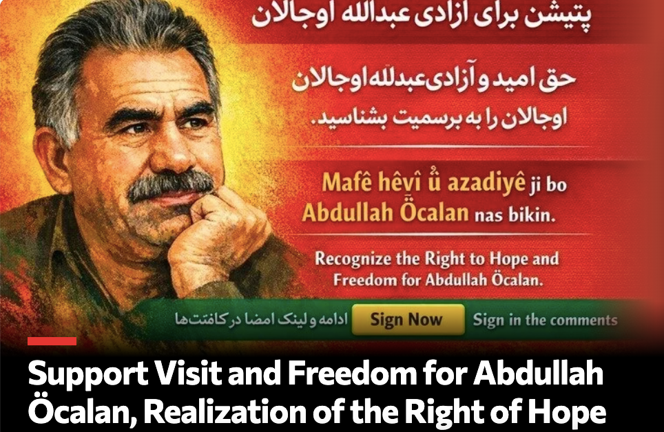 Internationale petitie voor het beëindigen van de isolatie en het waarborgen van het „recht op hoop“