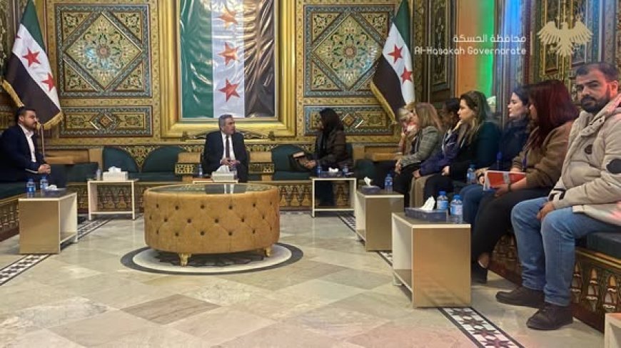 Gouverneur van Hasaka bespreekt onderwijsbehoeften met UNICEF