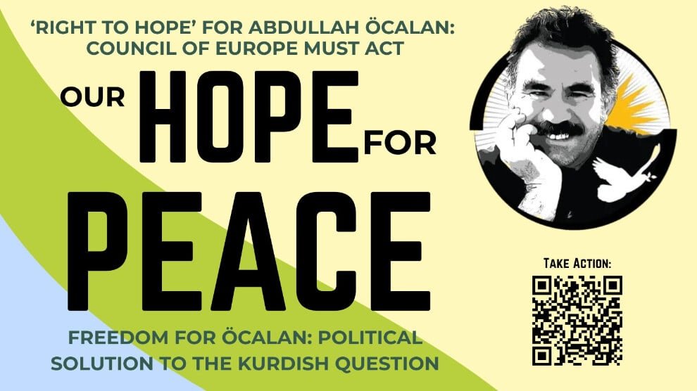 Het Internationaal Comité voor de Vrijheid van Abdullah Öcalan veroordeelt de schending van het „recht op hoop“