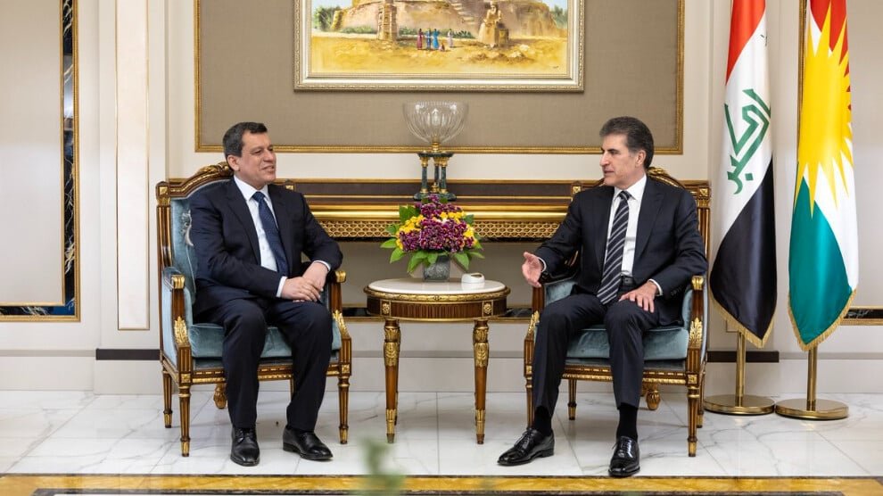 Nêçîrvan Barzanî en Mazlum Abdi bespreken de situatie in Syrië