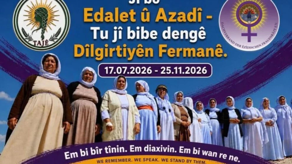 Yezidi vrouwen lanceren internationale campagne ter gelegenheid van de 12e herdenking van de genocide in Shengal