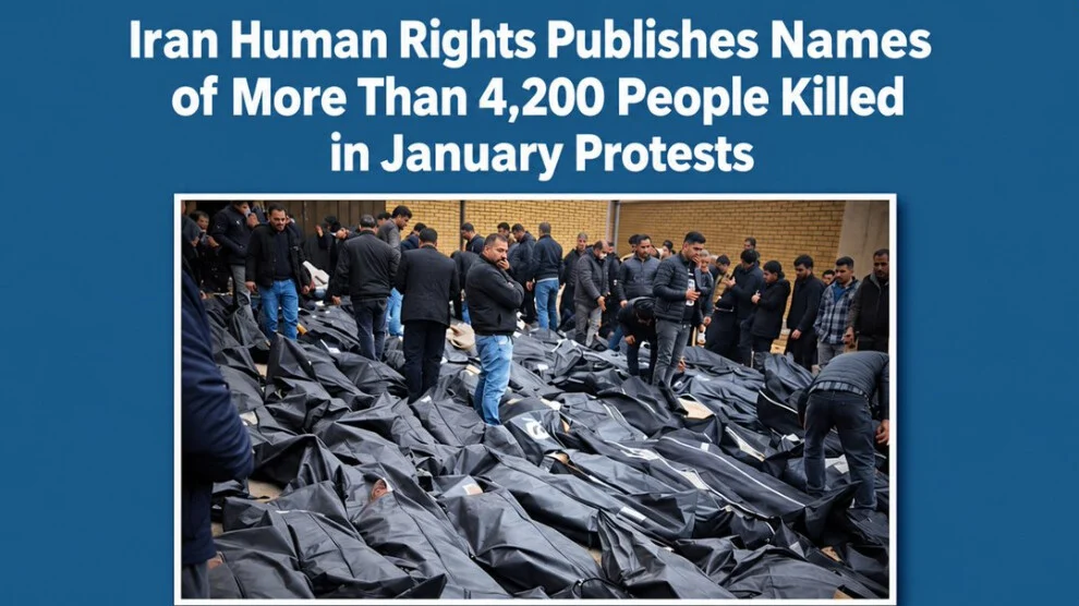 Iran Human Rights publiceert de namen van meer dan 4.200 mensen die tijdens de protesten in januari zijn omgekomen