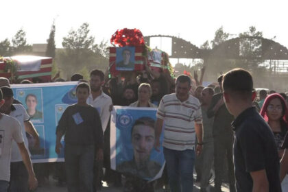 begrafenis door Turkije gedode leden Interne Veiligheidstroepen
